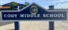 Cody Middle School sign