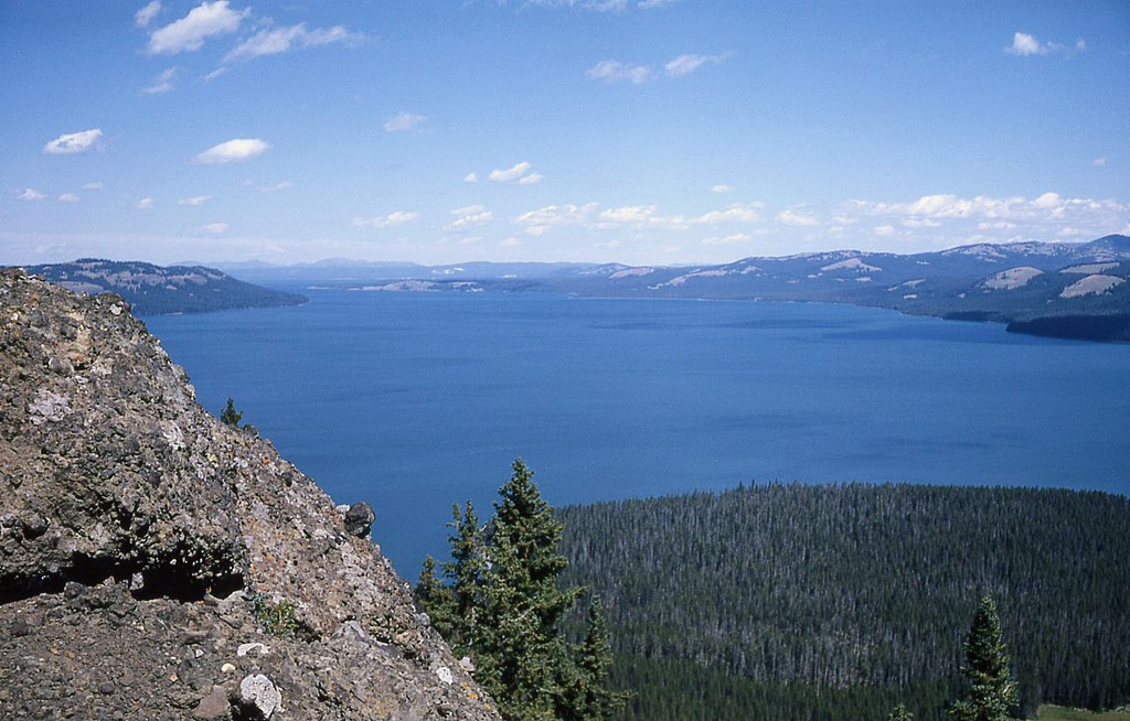 Yellowstone Lake, home to the wreck of the E.C. Waters