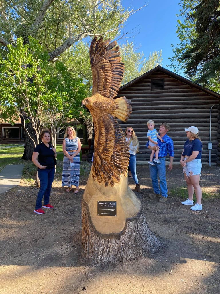 Soaring High Unveiling at Cody Country Chamber of Commerce