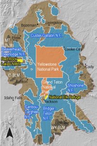 Greater Yellowstone Ecosystem Map