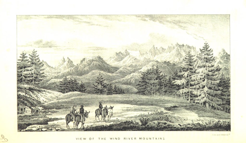 Wind River Mountains by Charles Preuss