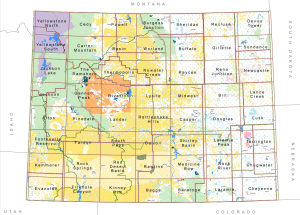 BLM Wyoming Map Grid