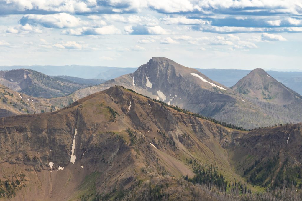 First Peoples Mountain within Yellowstone National Park was almost a part of the proposed state of Absaroka