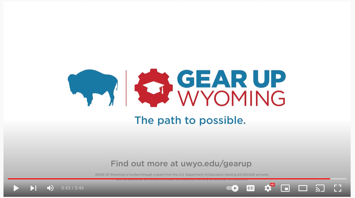 GEAR UP Wyoming  University of Wyoming