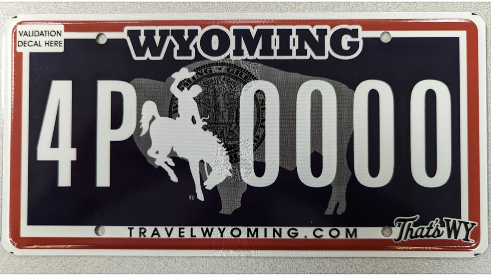 New Look for Wyoming License Plates