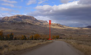 A Cell Tower in Wapiti -- towers like these provided limited phone service in Yellowstone
