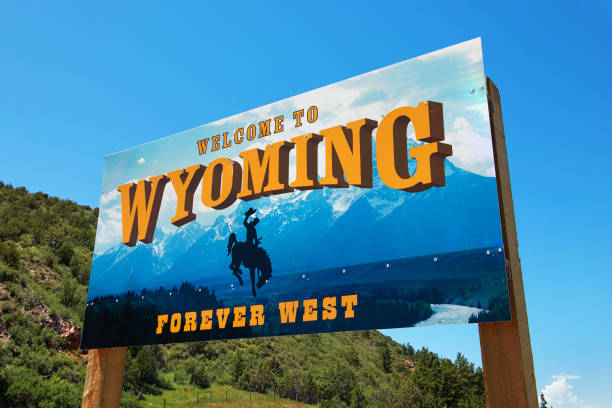 The Welcome to Wyoming sign, letting you know you're in a place that still values the Code of the West