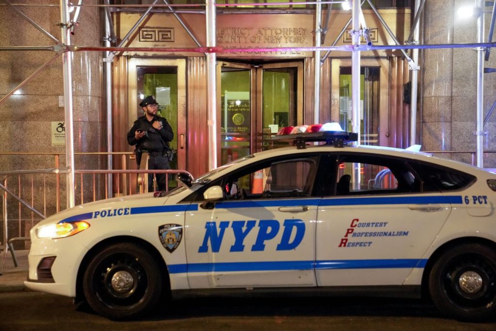 New York City Cops Get Ready For Trump's Arraignment