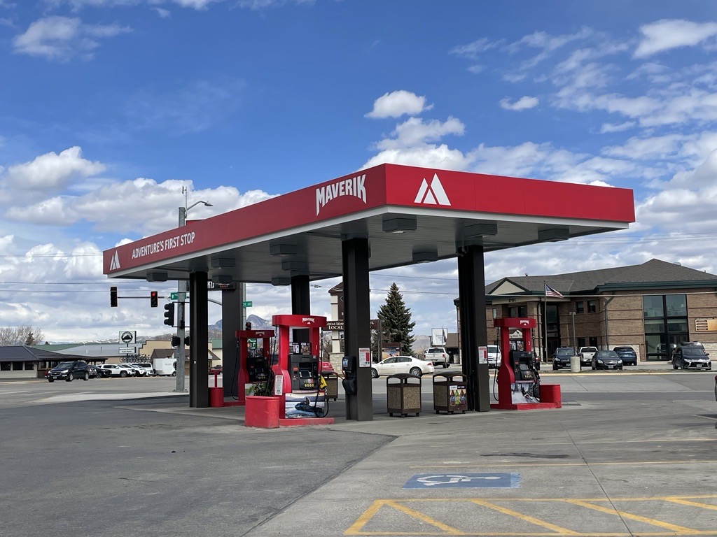Maverik Cody, WY -- One of the Yellowstone gas stations visitors discover as they decide where to get gas in Yellowstone