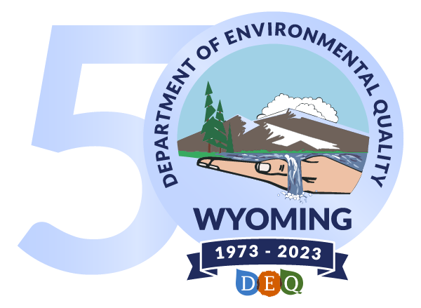 Wyoming Department of Environmental Quality 50th Anniversary logo
