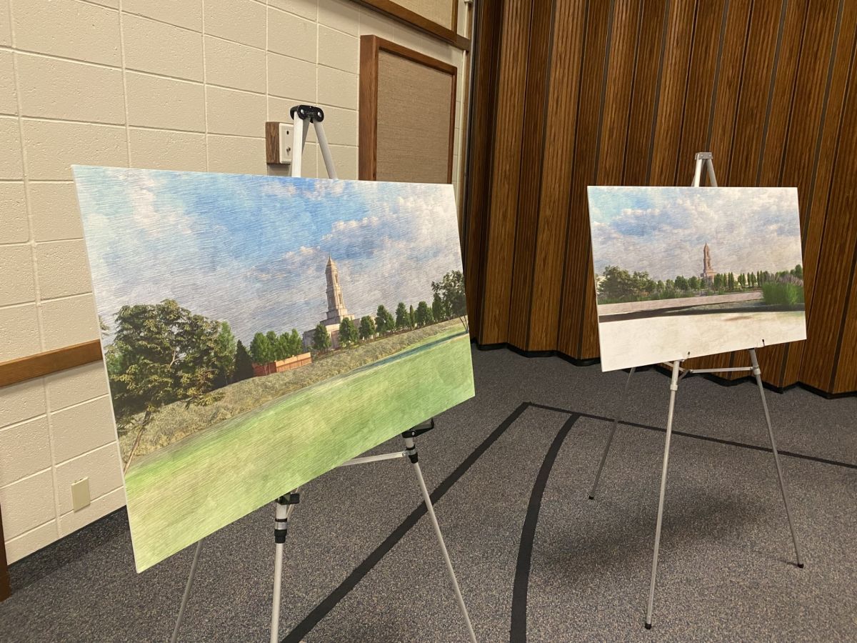 Renderings at the Cody Wyoming Temple Open House